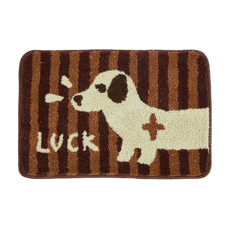 VIKAMA's New Bathroom Imitation Cashmere Rug Is Easy To Clean It Is a Foot Mat For The Bathroom Entrance And a Home Decor Item.