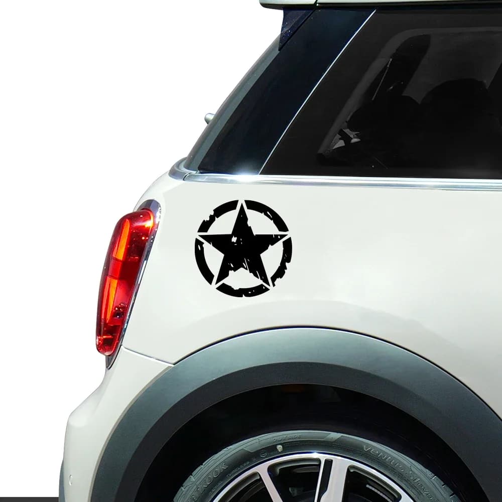 12x12CM Car Sticker Star Graphics Window Windshield Vinyl Decals Motorcycle Truck Vinyl Laptop Sticker Decoration Accessories