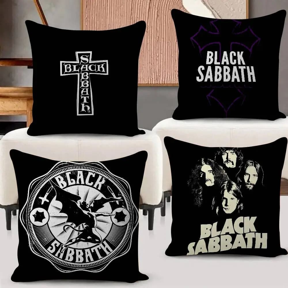 B-Black S-Sabbath_S Pillow Anime Pillow Sofa Bed Head Pillow Cover Cushion Cover Fashion 30x30 40x40 45*45cm