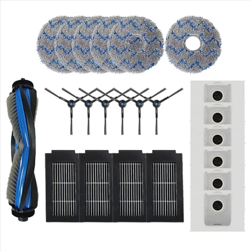 Parti di ricambio e accessori M04K per ECOVACS DEBOT T50 PRO OMNI: spazzola principale, spazzola laterale, filtro HEPA, panno per la pulizia, sacchetto per la polvere