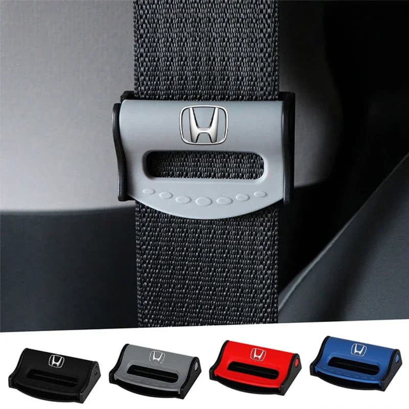 2Pcs Car Seat Belt Adjuster Clip Adjustable Safety Belt Buckle Protector For Honda CR-V Civic Accord HR-V Fit Jazz City Odyssey