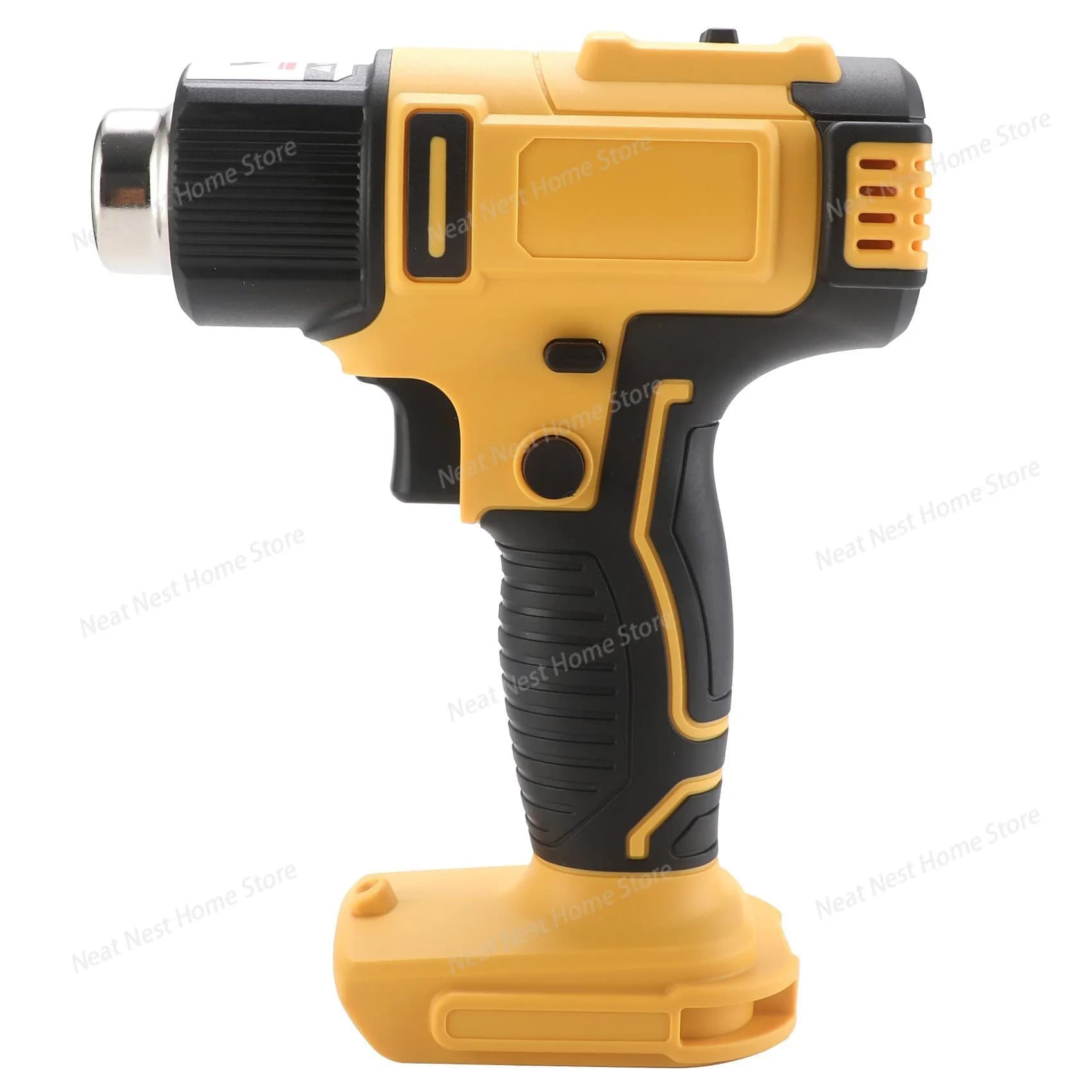 Pistola ad aria calda ricaricabile con batteria al litio modello Dewei, piccola pistola per saldatura in plastica wireless, pistola per cottura con pellicola termoretraibile ad alta potenza
