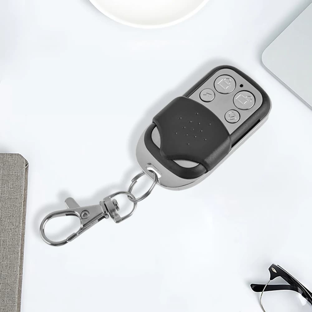 433MHz Clonabile Remote Control for Gates and Garage, Keychain for Centralized Locking Systems Vehicles