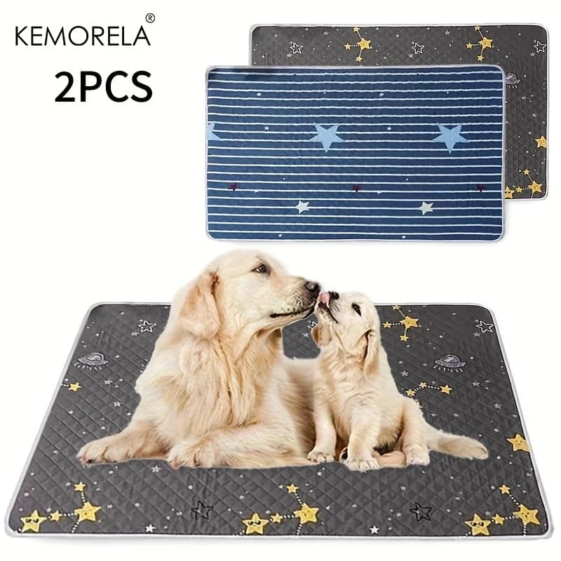 2 pezzi lavabili riutilizzabili cuscinetti per urina per animali domestici tappetino multiuso per gatti e cani adatto per gabbie per cani picnic in giardino tutte le stagioni