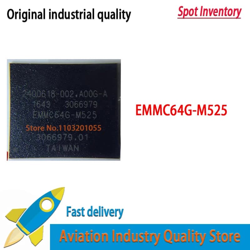 EMMC64G-M525 EMMC64G 1 PZ M525 64 GB BGA153 EMMC 64G IC di memoria flash