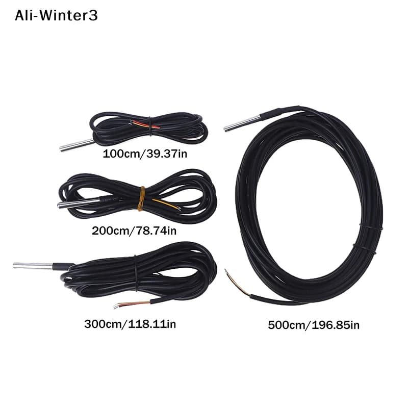 【R】【HMA73】1PCS DS18B20 Sonda di temperatura impermeabile con filettatura, sensore di temperatura in acciaio inossidabile per Arduino