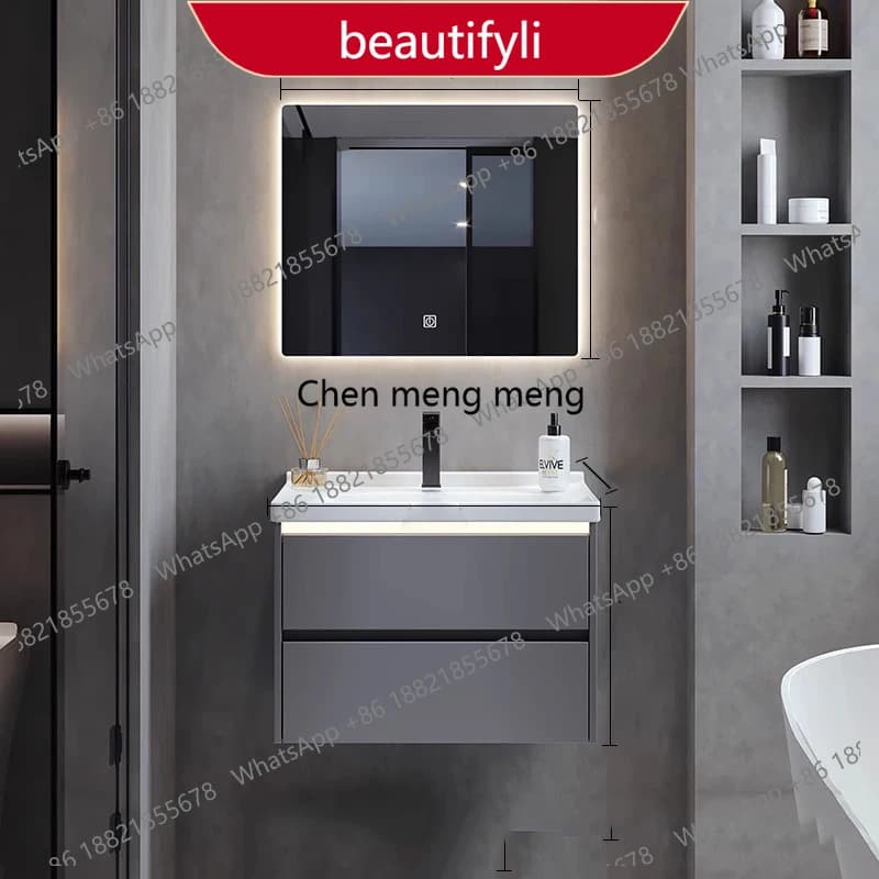 Armadietto da Bagno a13 con Specchio, Organizer e Cassetti per Accessori, Mobile Contenitore da Parete per WC, Arredamento per la Stanza