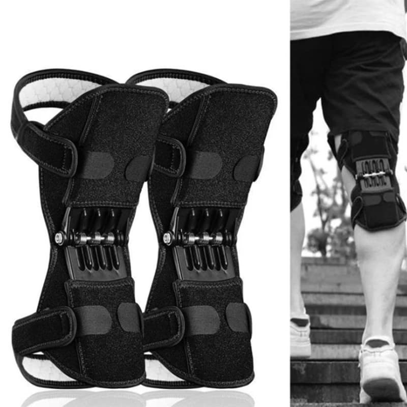 1 paio di supporto articolare per recupero ginocchiera molla di rimbalzo protezione ginocchio supporto booster trasporto di goccia