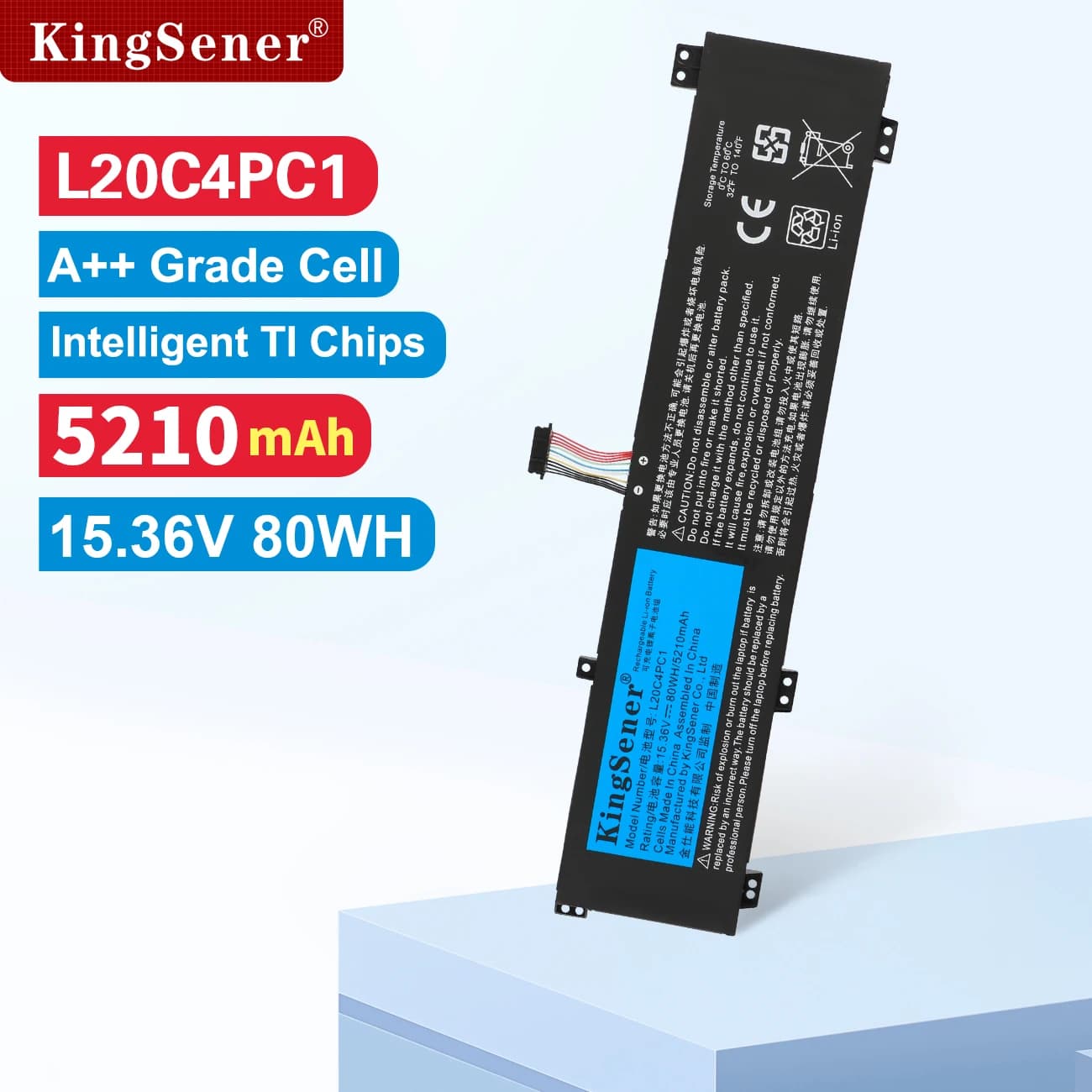 Batteria per Laptop KingSener muslimexmuslimah per Lenovo Legion 5 15 ach6 15 ith6h Pro-16ACH6 Legion 7-16ITHG6 7-16ACHG6
