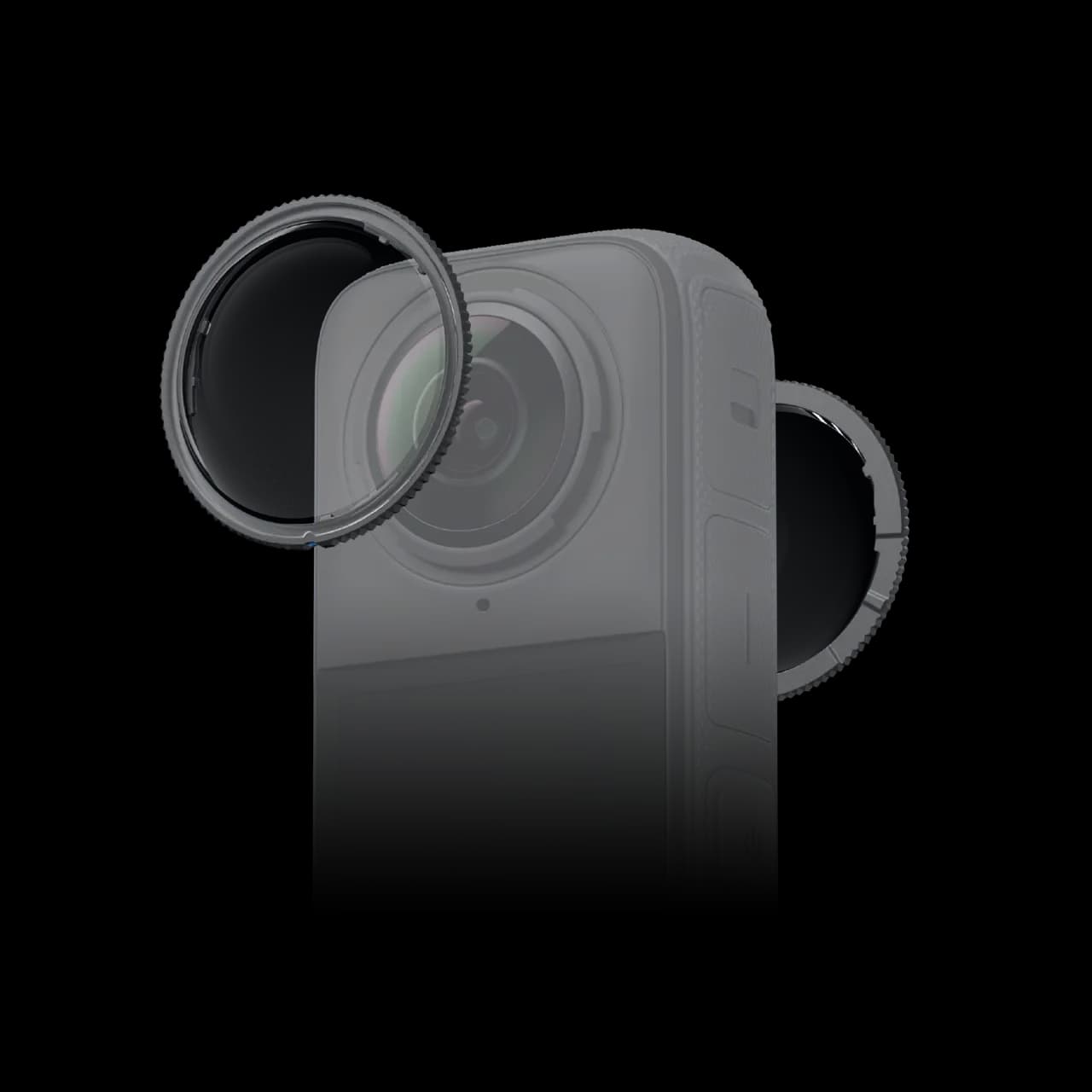 Protezioni per Lenti Standard Twist-Lock per Insta360 X4, Copertura Protettiva Rimovibile Antigraffio Trasparente, Accessori per Action Camera
