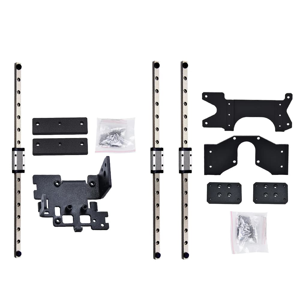 Double linear guide kit for Y Ender-3 v3 SE axis for 3D Creality printer, X Ender3V3SE axis upgrade kit, MGN9H 300mm guide with CNC rear plate