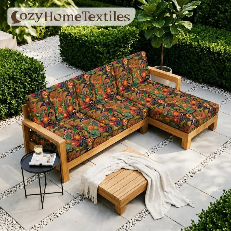 Elastic Printed Couch Cushion Covers Floral Sofa Covers Washable for Cushion Couch Stretch Pattern Outdoor Patio Cushion Cover