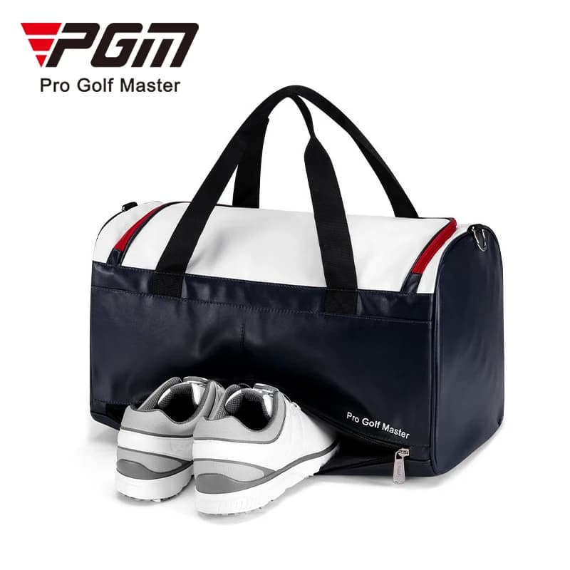PGM YWB044 Borsa da golf personalizzata all'ingrosso in pelle Boston per abbigliamento e scarpe
