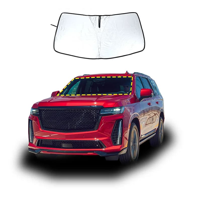 Parasole per Parabrezza Anteriore per Cadillac Escalade 2021-2024, Protezione Solare per Auto, Accessori Auto