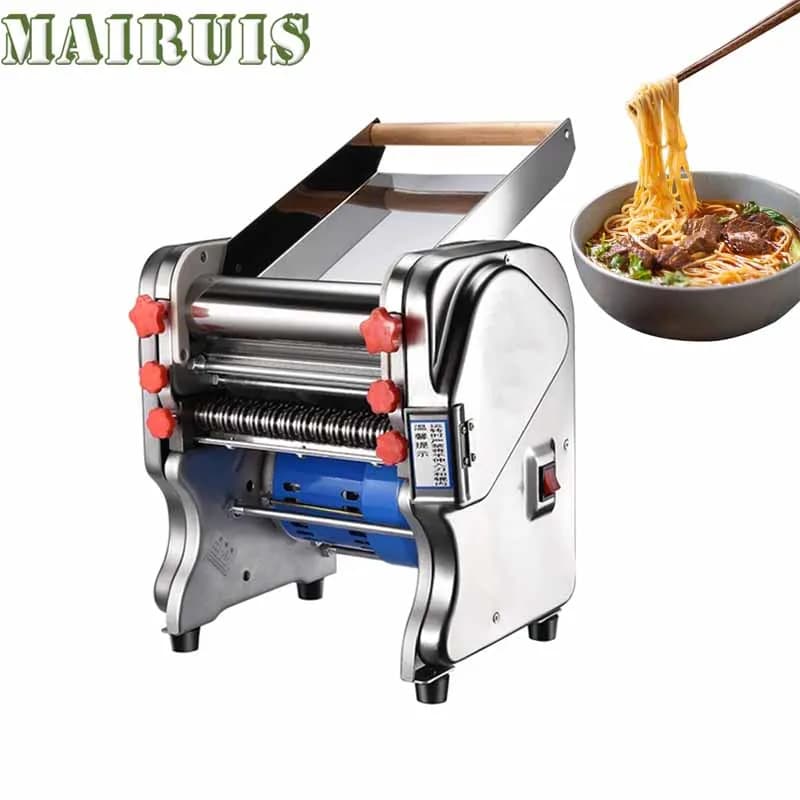 Macchina per noodle elettrica automatica Macchina per pasta per pasta Pressa per impasto Appendiabiti Impastatrice