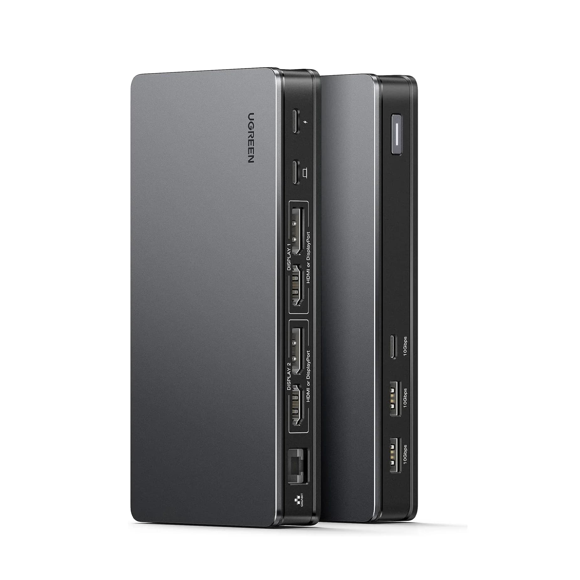 Docking station USB C UGREEN Revodok Pro 209, dock per monitor Dual 4K60 Hz DisplayLink 9 in 1 per MacBook