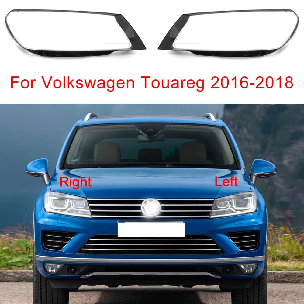 Lighthouse Cover For Volkswagen Touareg 2016 2017 2018 Car Lighthouse Spare Parts Accessories Car Covers Plastic Cover