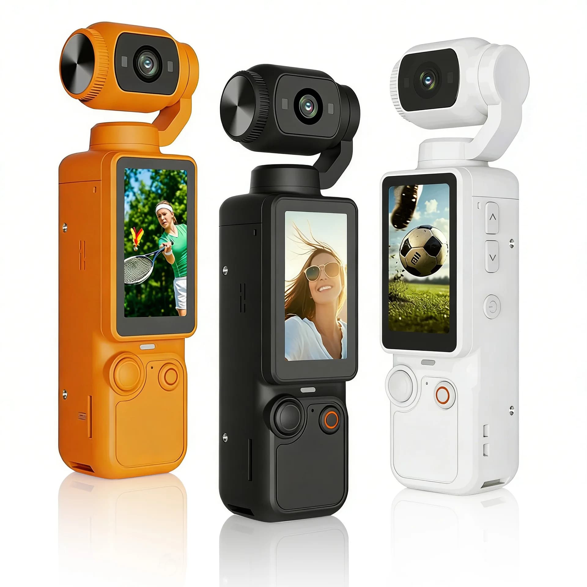 Videocamera d'Azione per Bambini 1080P, Schermo da 1,9 Pollici 180° ° Obiettivo Rotante, Videocamera Sportiva Portatile per Ciclismo, Adolescenti, Studenti