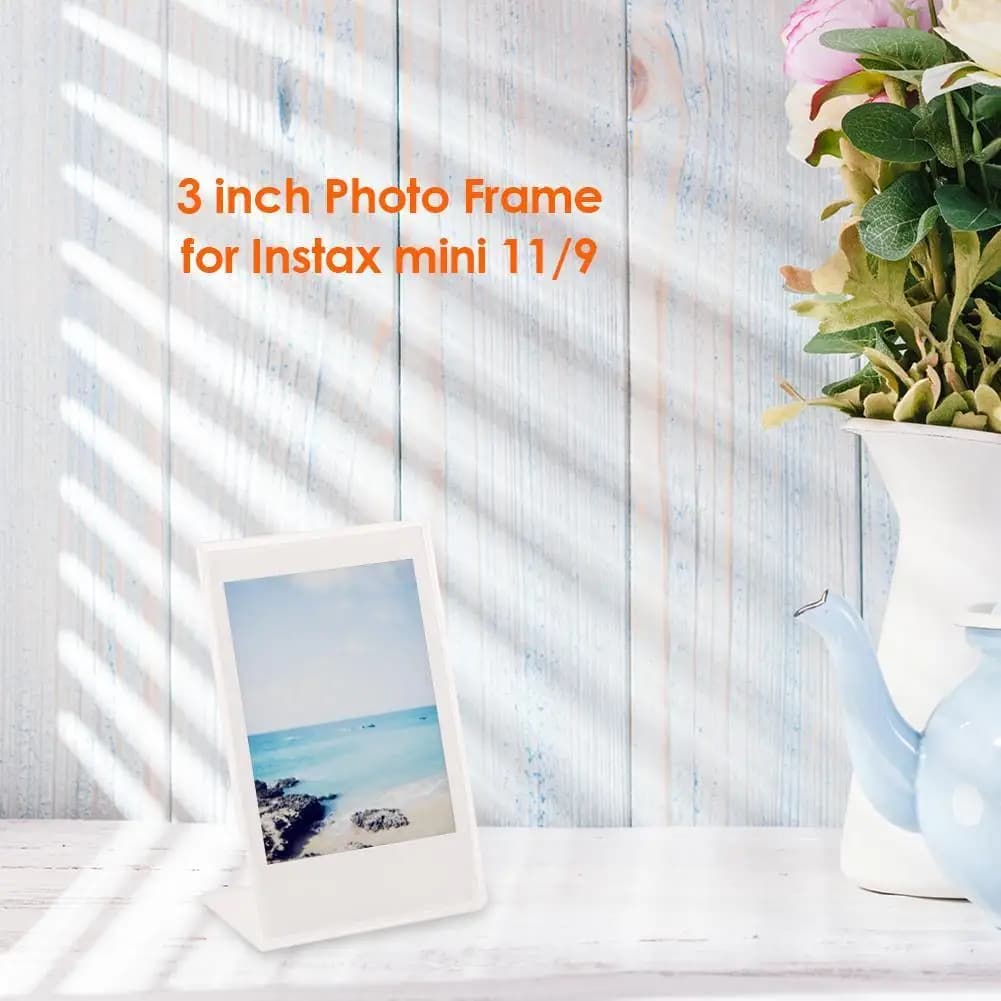 Cornice Mini in Acrilico Trasparente, Portafoto Piccolo per Fujifilm Instax Mini 11/9, per Pellicole Fotografiche Istantanee