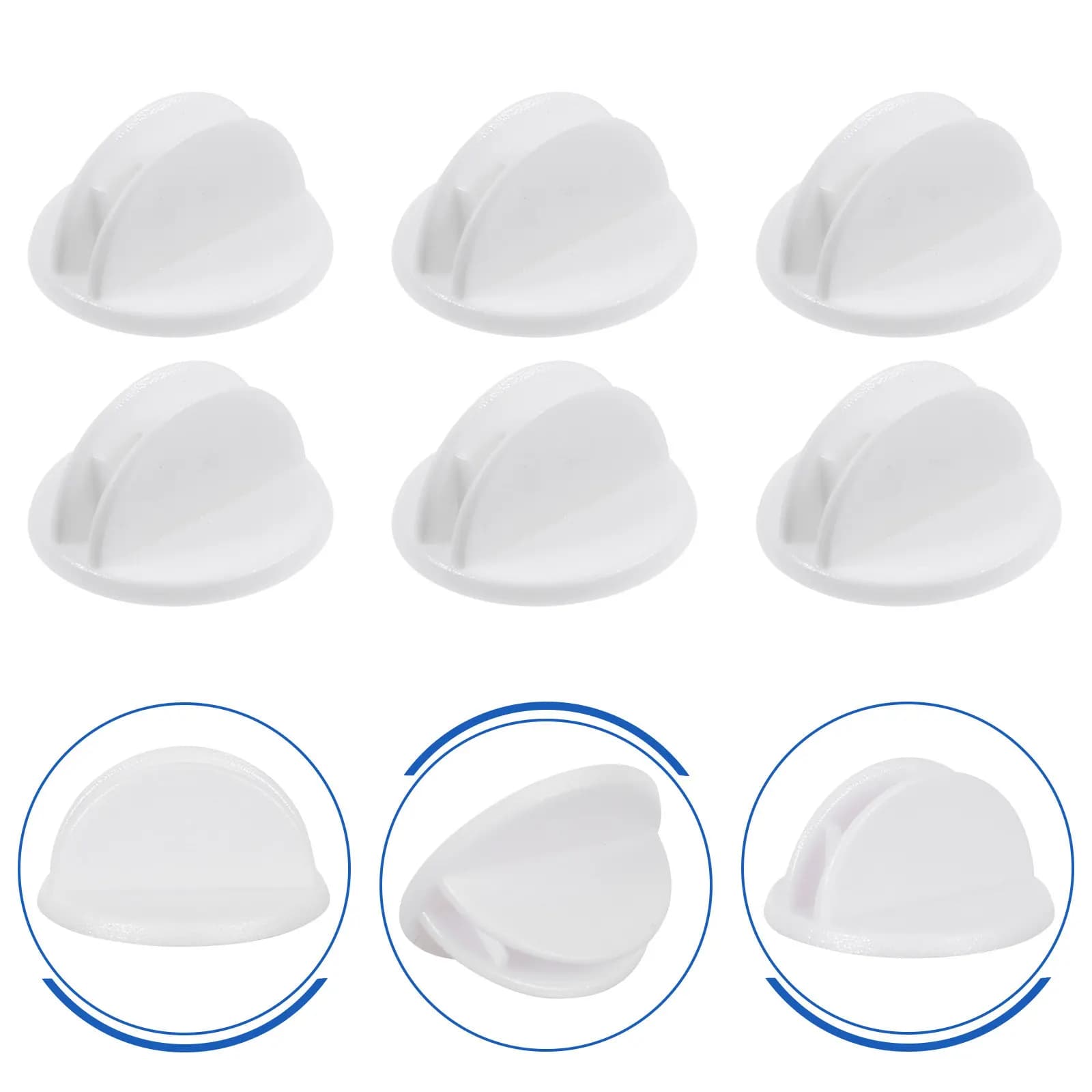 100 Pezzi Clip per Etichette Prezzi in Plastica, Mini Clip Espositori per Etichette, Porta-Note Adesivi per Negozi al Dettaglio, Supermercati, Mostre