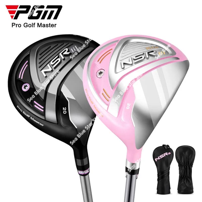 PGM Golf Club, Ladies No. 1 Legno/Nr. 3/Nr. 5 Tee, Titanio No. 1 Mazza da golf in carbonio ad alto rimbalzo