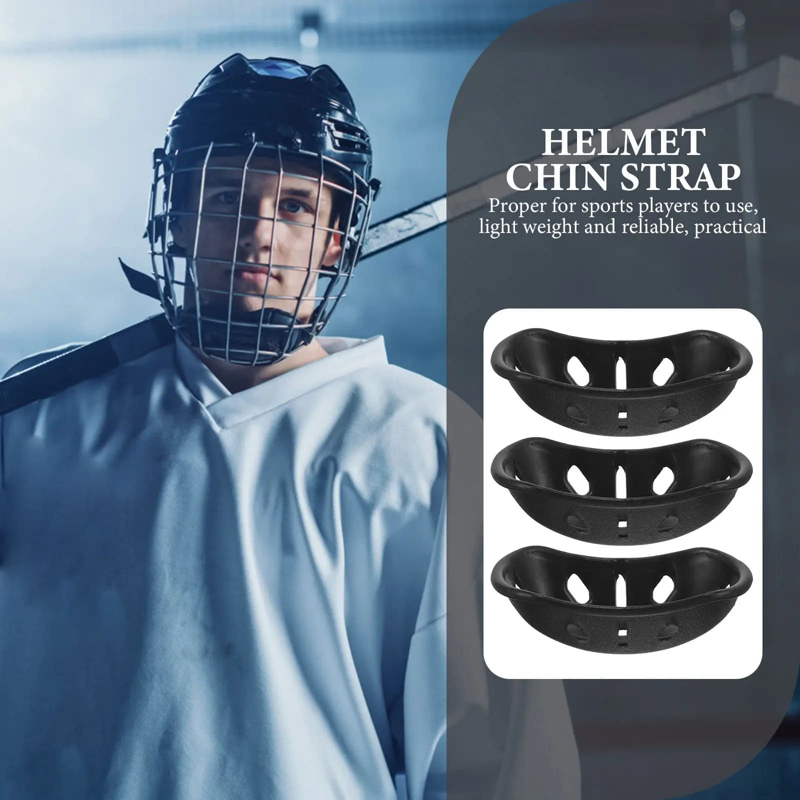 8 Pezzi Imbottitura Sottogola Universale per Casco di Sicurezza, Accessori Protettivi di Ricambio per Football e Hockey