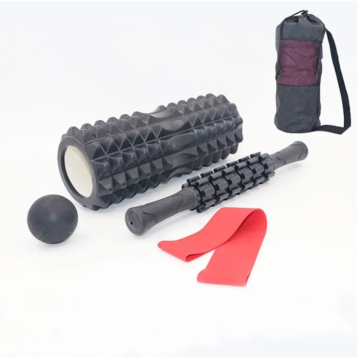 Gym Use Exercise Muscle Roller Massage Kit Yoga Eva Foam Massage Roller Stick Fitness Set for Muscle Massage