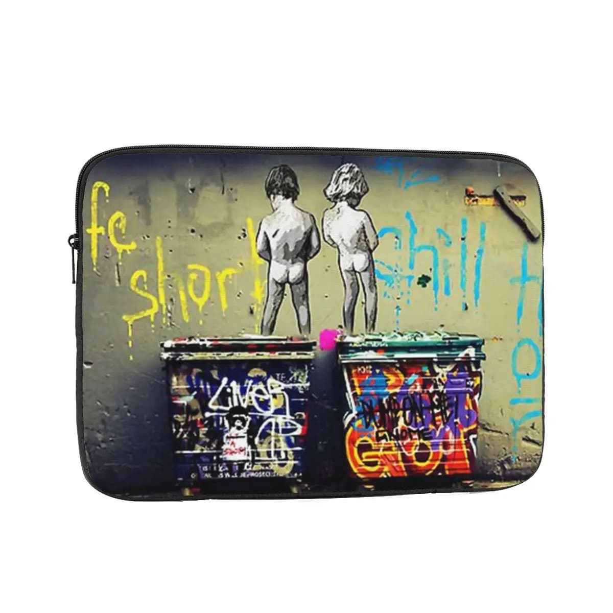 Custodia antiurto 12 "13" 15 "17" Banksy Chill The Duck Out Cuscino di tiro Epcy3ur1e2z Custodia per laptop Custodia per notebook