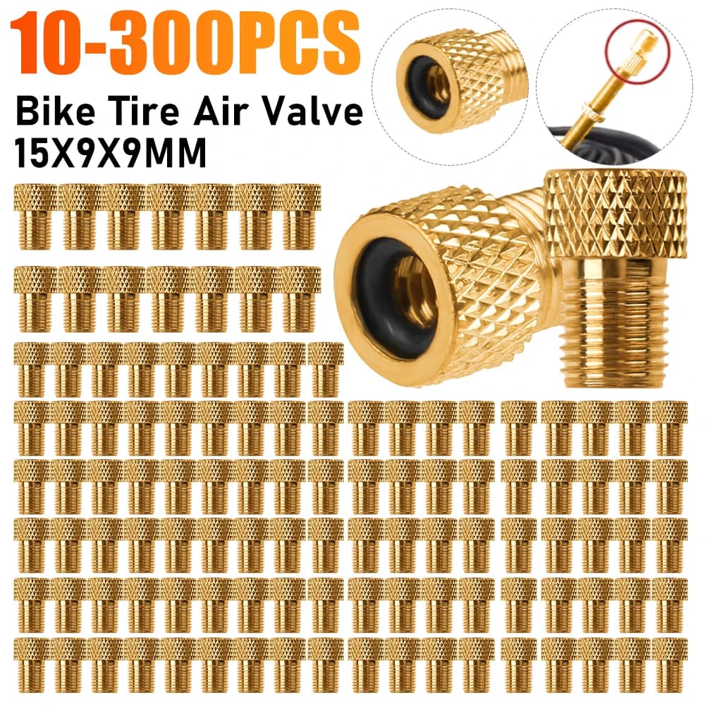 5-50PCS Presta a Schrader Adattatori Convertitore valvole bici Pompa da bicicletta Adattatore per pneumatici Connettori valvole pneumatici in alluminio Parte di bicicletta