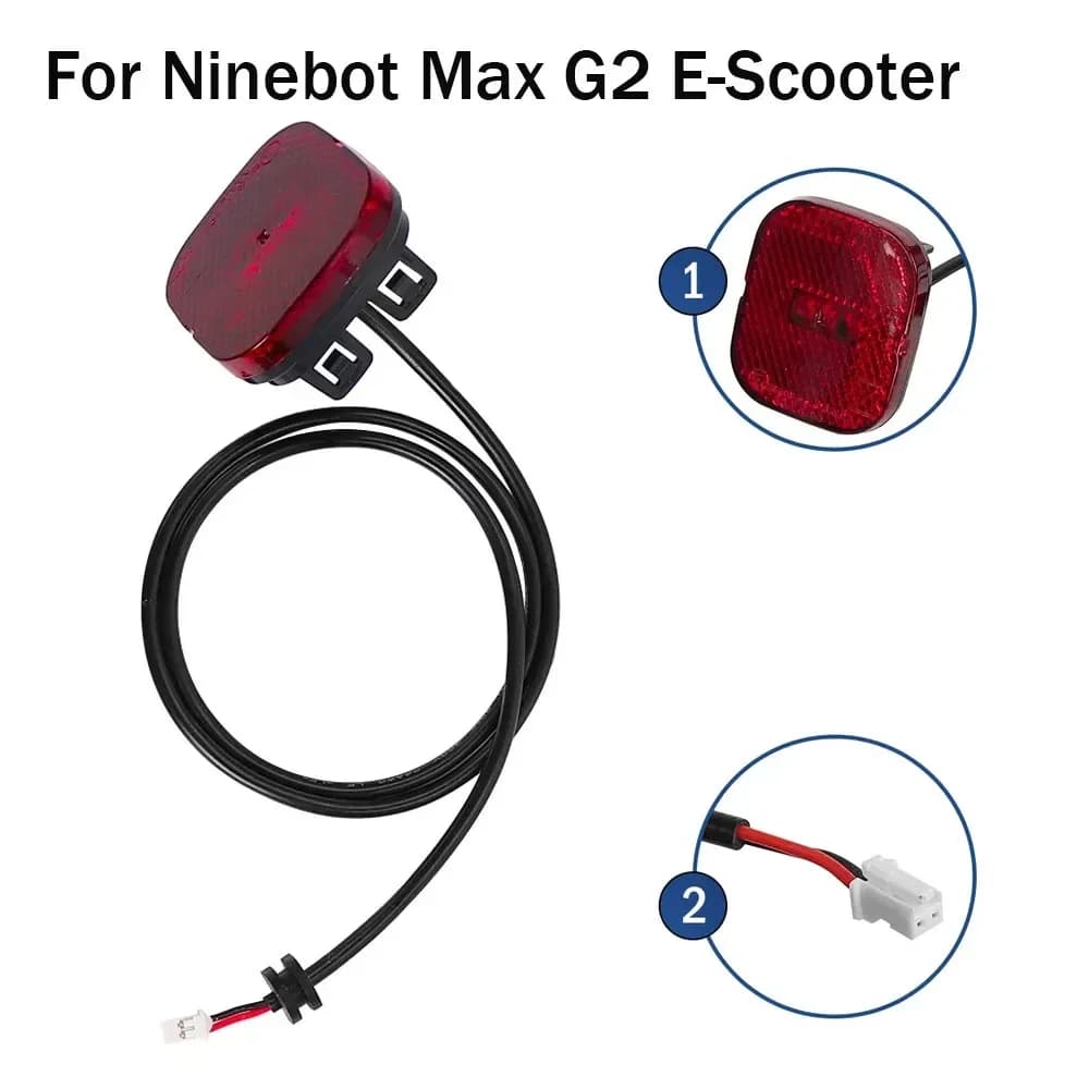 Luce freno impermeabile parafango posteriore semaforo di sicurezza per scooter elettrico Ninebot Max G2 lampada a LED parte di ricambio fanale posteriore