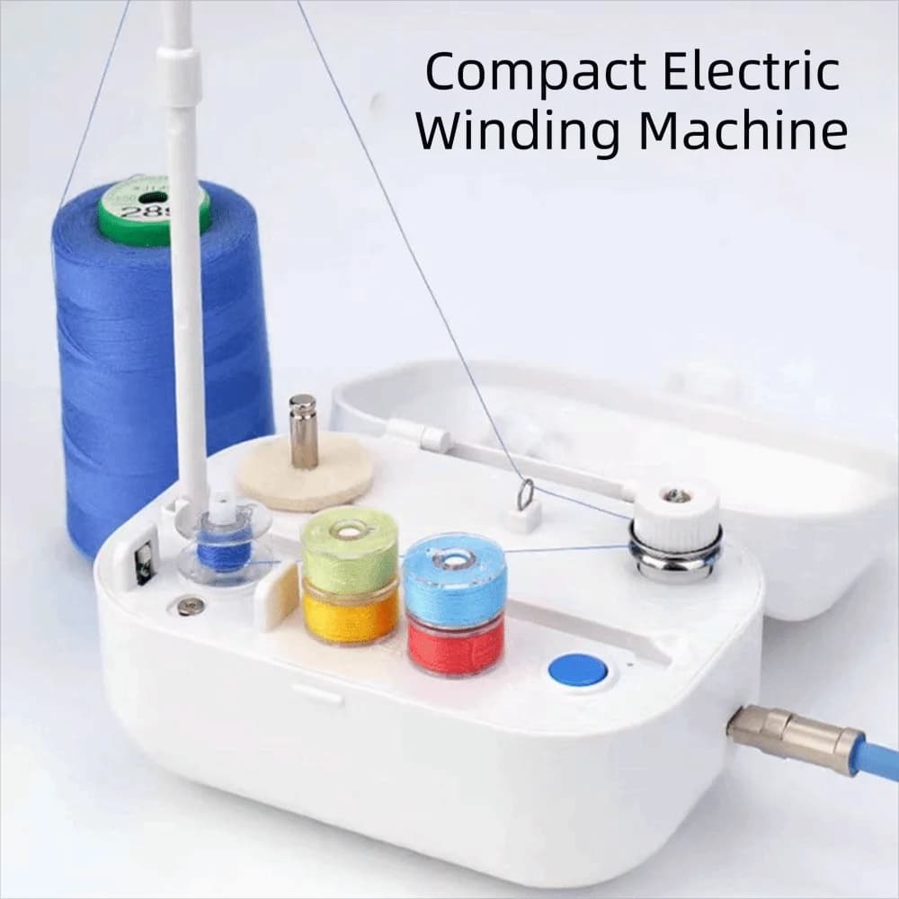 Auto Stop Sensor Automatic Bobbin Winder Infrared Control Large Spool Thread Holder Electric Bobbin Winder Machine