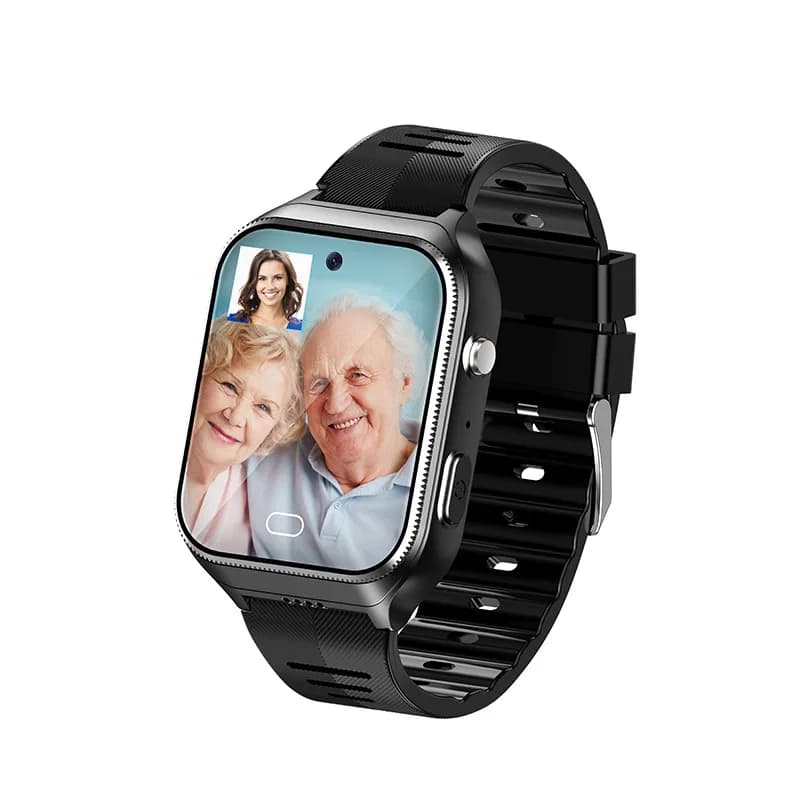Smartwatch di Sicurezza per Anziani GS17 con Slot per Scheda SIM 4G, Schermo HD Grande, Chiamate Video e Vocali, Posizionamento Accurato, Chiamata di Emergenza SOS