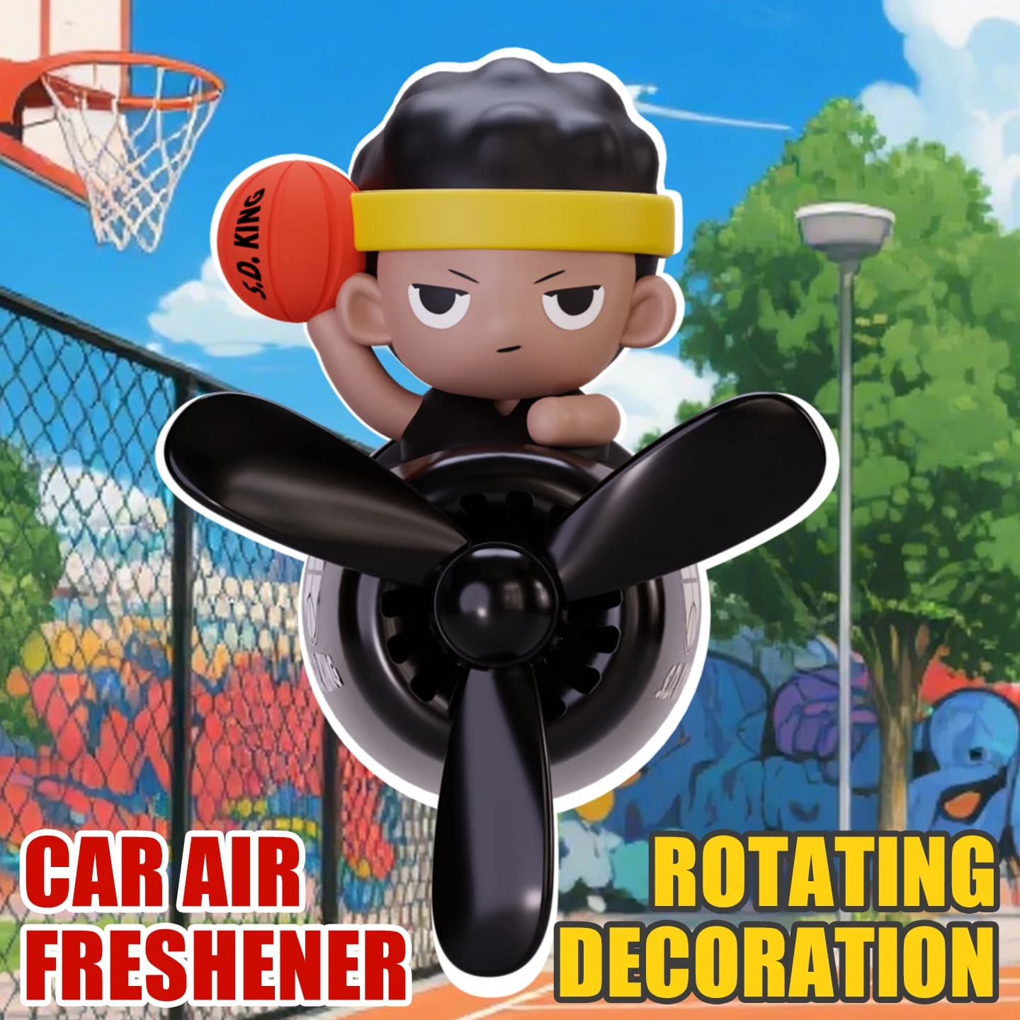Basket air Deodorant for auto rotating accessories interior decoration clip vent scent diffuser fragrance diffuser ornament for men