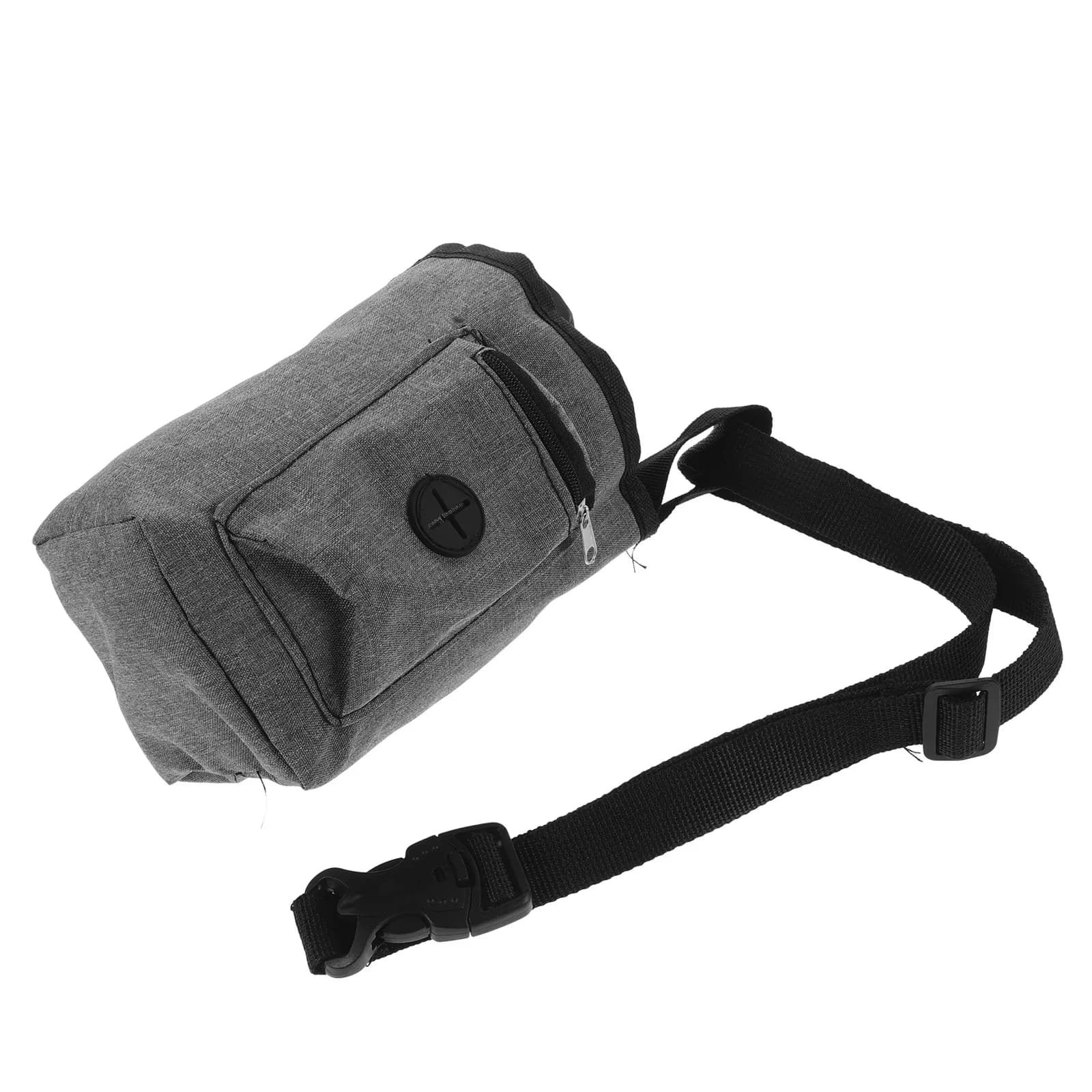 Oxford Cloth Climbing Chalk Bag with Zippered Pocket Drawstring Closure for Rock Climbing Bouldering Mountaineering Gym Fitness