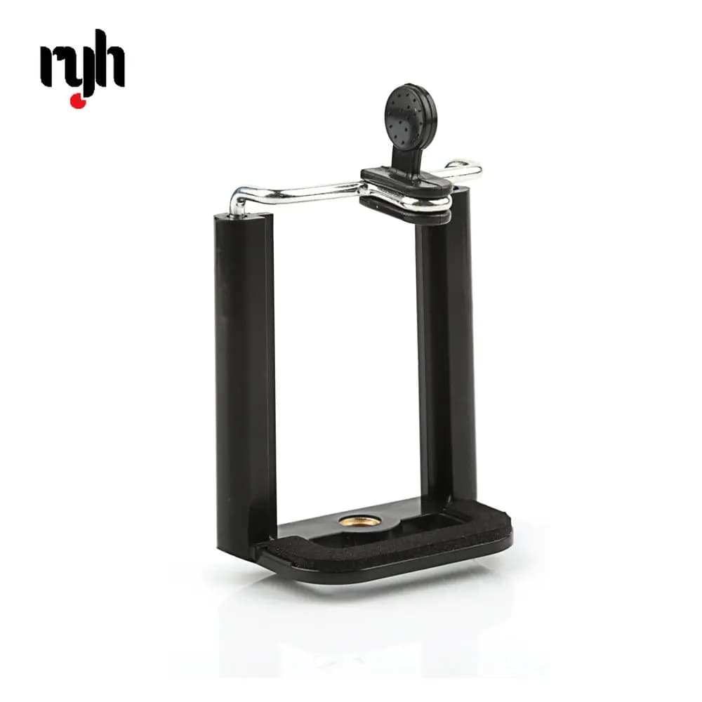 Treppiede per supporto per telefono RYH per supporto per treppiede per telefono con dado da 1/4 pollici foro per vite Selfie Stick Clip per telefono accessori per fotocamera