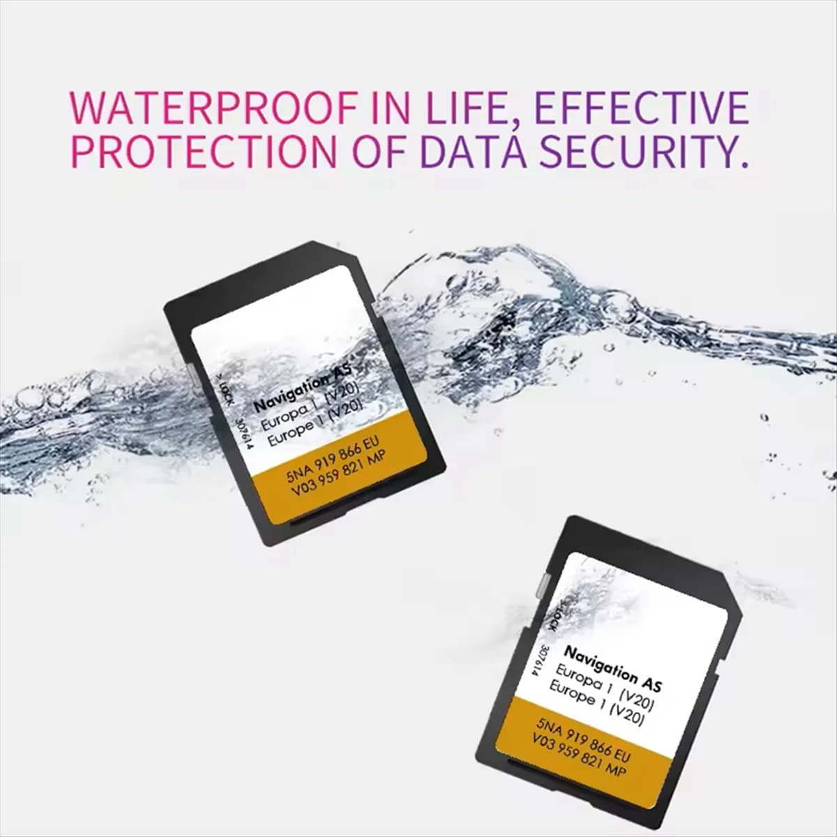 A45U Per SD AS V20 2024 / 2025 MIB2 Discover Media Scheda SD Mappa 32GB Scheda di navigazione Europa