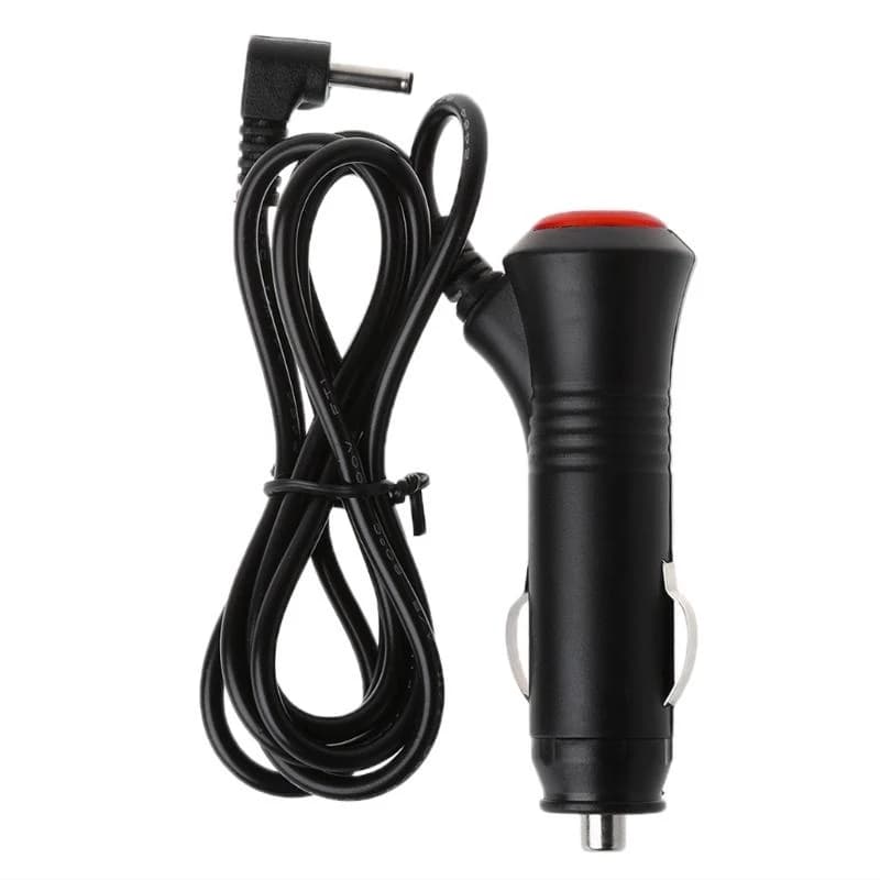 Spina accendisigari per auto da 12 V a interruttore cavo cavo di alimentazione CC da 3,5 mm per caricatore di navigazione DVD GPS automatico