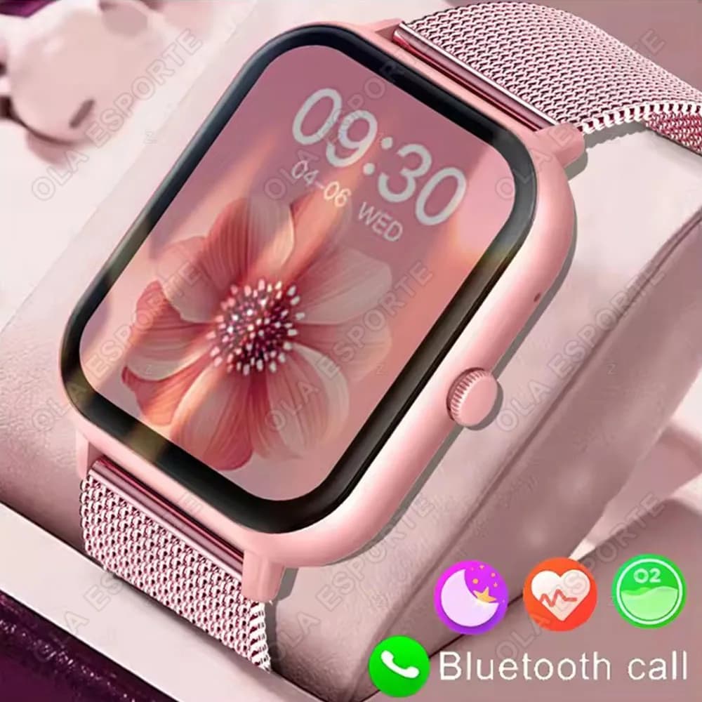 Nuovo Smartwatch 2026 per Donne, Chiamate Bluetooth, Tracker Fitness, Monitoraggio Salute e Sonno, Elegante Orologio Intelligente HT30 per Uomini e Donne