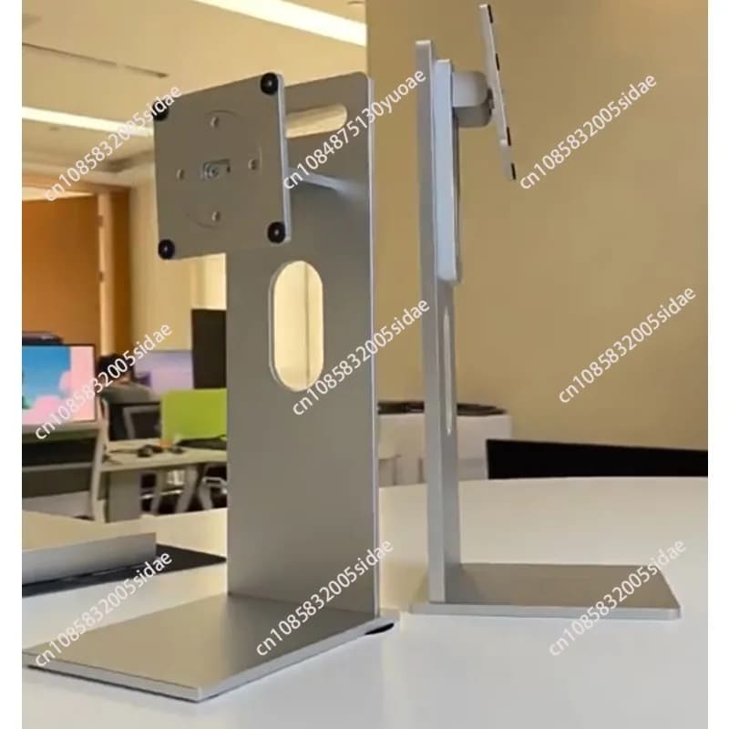 Supporto per Monitor in Lega di Alluminio CNC 24-34 Pollici, Regolabile in Altezza e Rotazione, Staffa per Schermo del Computer, Supporto per Display
