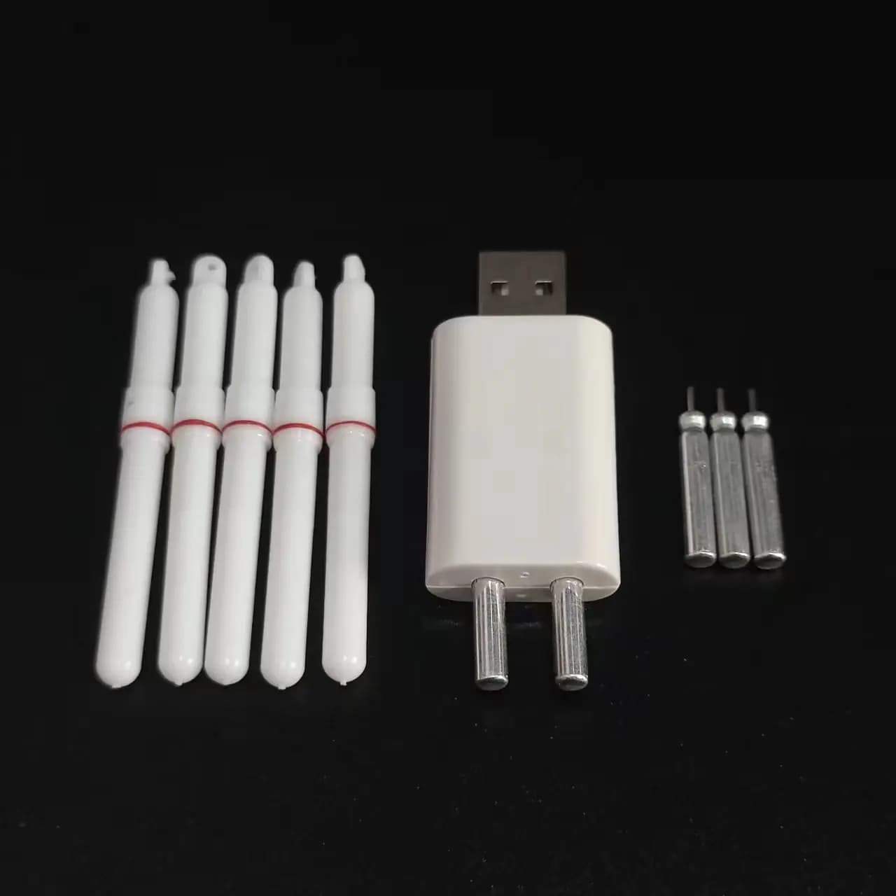 5pcs/lot Night Fishing Glow Stick with Rechargeable cr425 Battery Fishing Light Stick Attractor Lamp Accessory J512