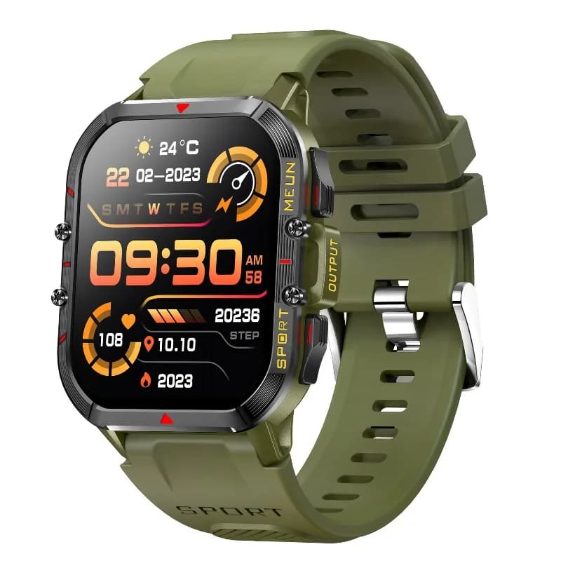 Orologio intelligente Monitoraggio della frequenza cardiaca e della pressione sanguigna Informazioni sulle chiamate Bluetooth all'aperto Orologio sportivo push