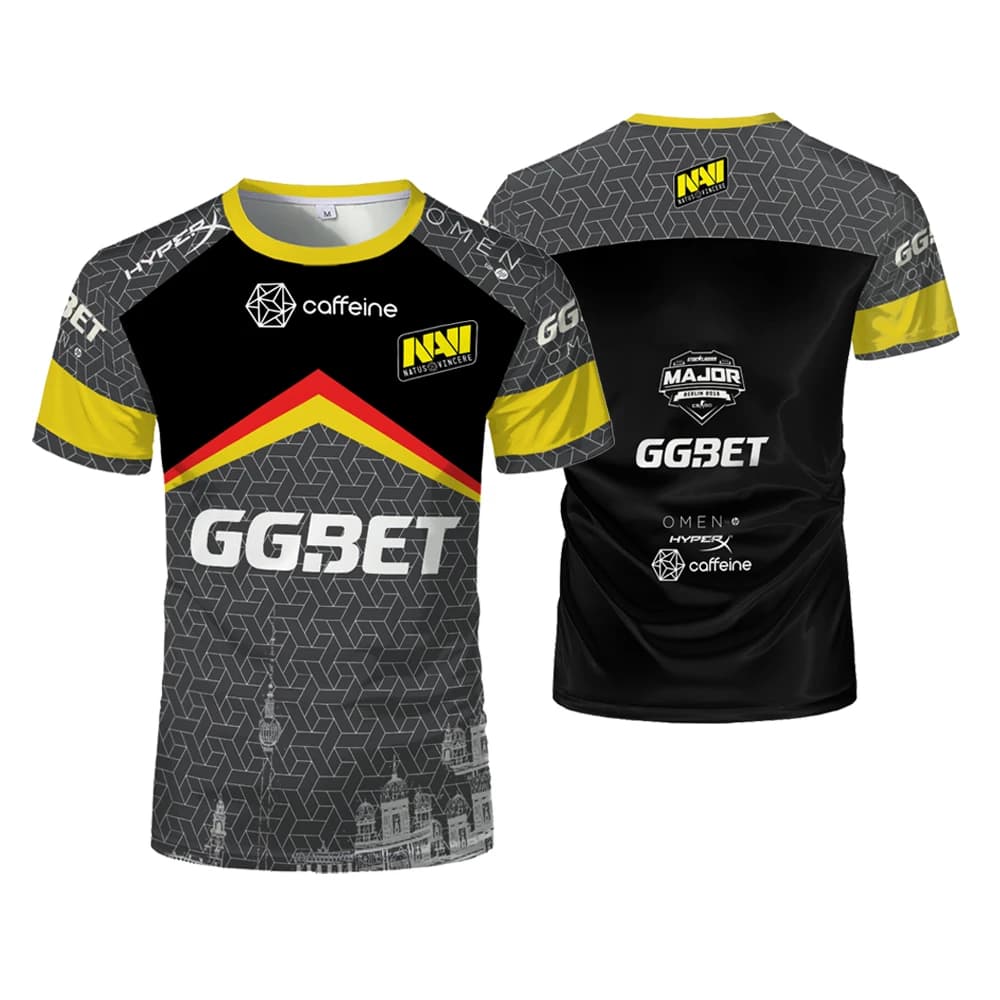 2024 Nuovo Navi Uniforme della Squadra T-shirt da Uomo Esports Cs Go Giochi Concorso di Formazione T Shirt Navy Sport Traspirante Quick Dry Tees