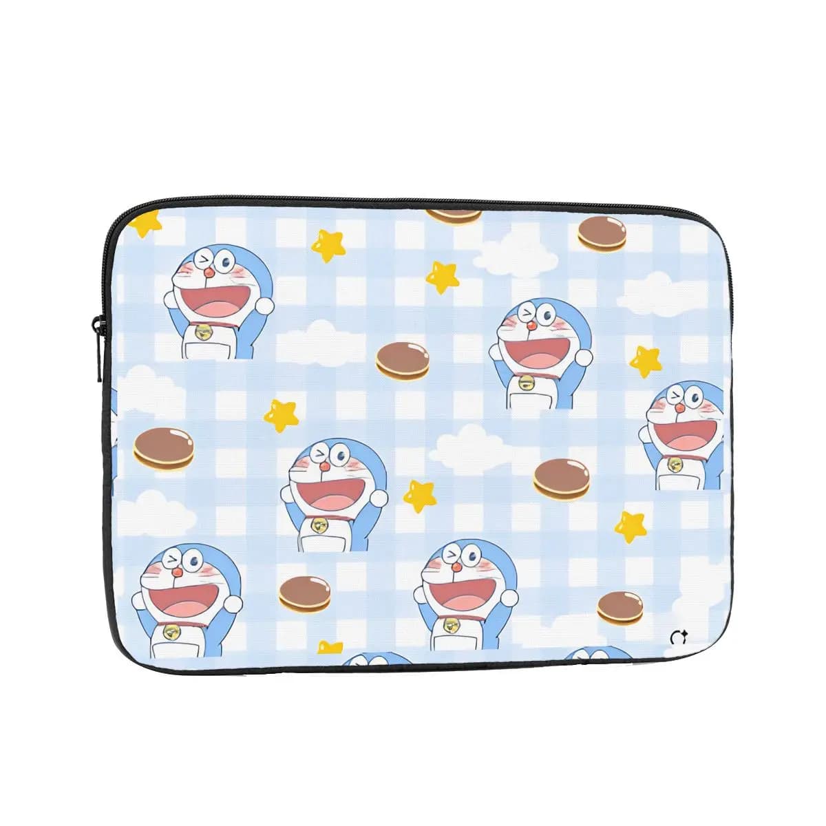 Borsa per Laptop e Notebook Anime Custodia Protettiva Antiurto per Tablet Doraemon da 12, 13, 15, 17 Pollici