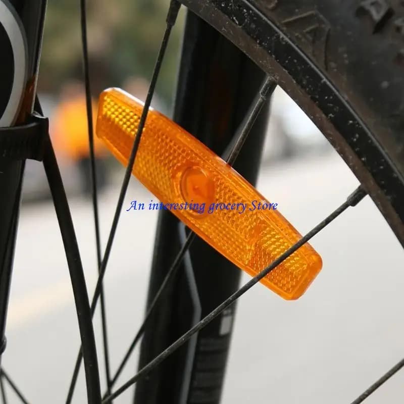 652D 8 pezzi/set riflettore riflettente per raggi della ruota della bicicletta, riflettore avvertimento per bici da guida