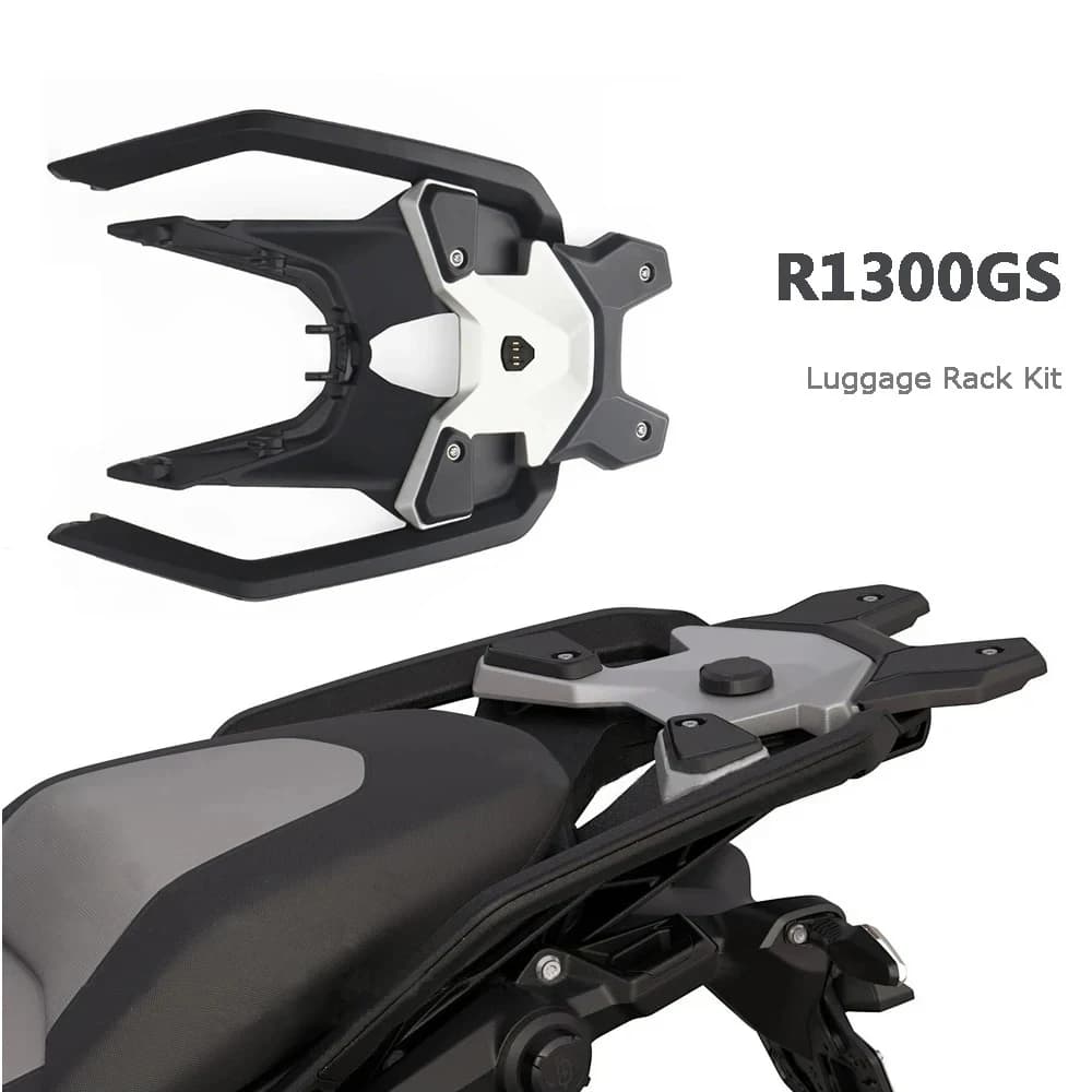 Portapacchi posteriore per moto Top Case Supporto per portapacchi posteriore Supporto per mensola Staffa per bagagliaio per BMW R1300 R 1300 GS R1300GS 2023-2025