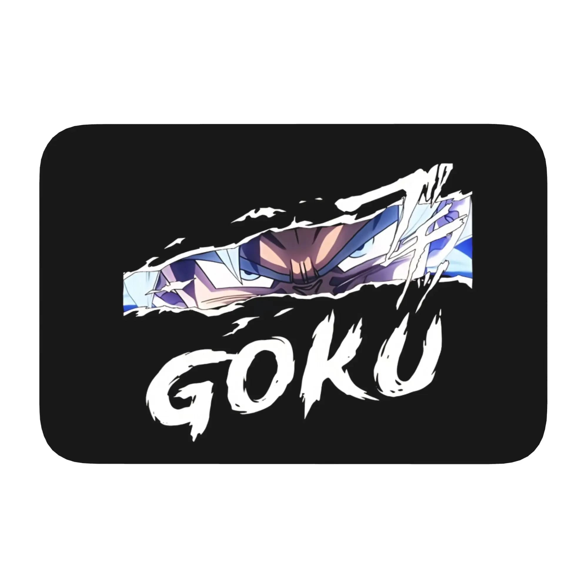 Custom Carpet with Goku Anime for Entrance Door, Anti-slip, Waterproof, for Interior, Decorative Carpet for Living Room and Entrance