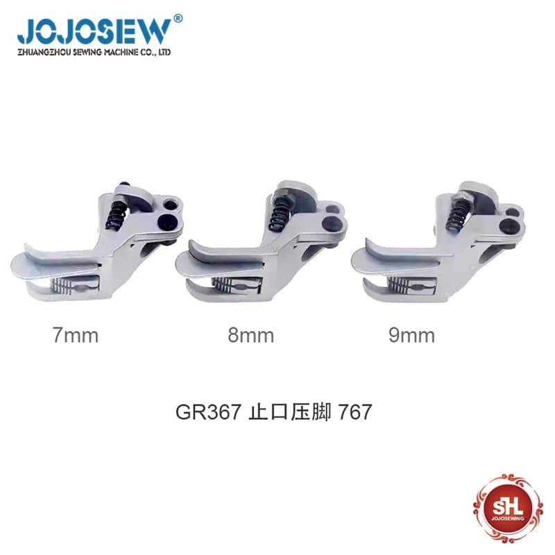 Duerkopp 767 669 867 sewing machine presser foot right with knife GR367 stop presser foot blocking edge presser foot