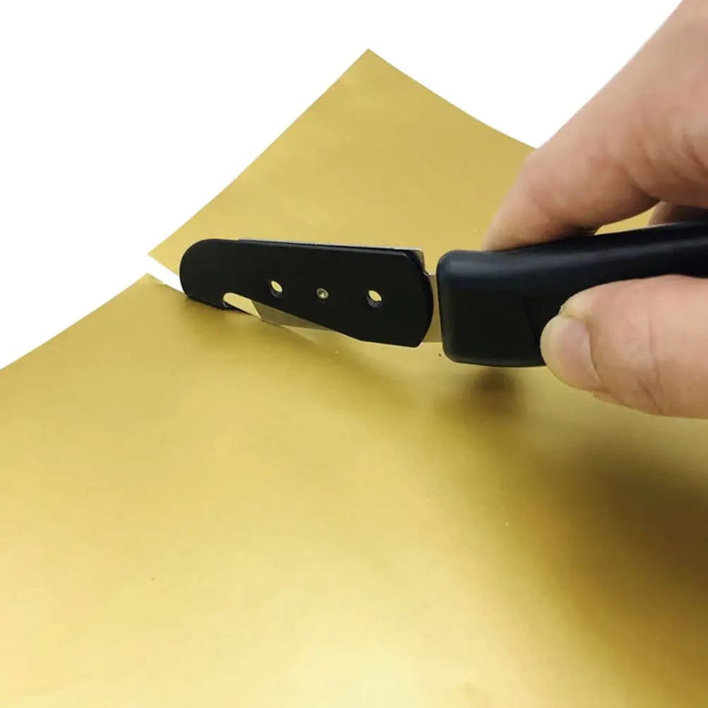 Kit di Strumenti per Wrapping Auto, Spatola in Plastica, Taglierina per Pellicole, Raschietto per Installazione Pellicole Auto
