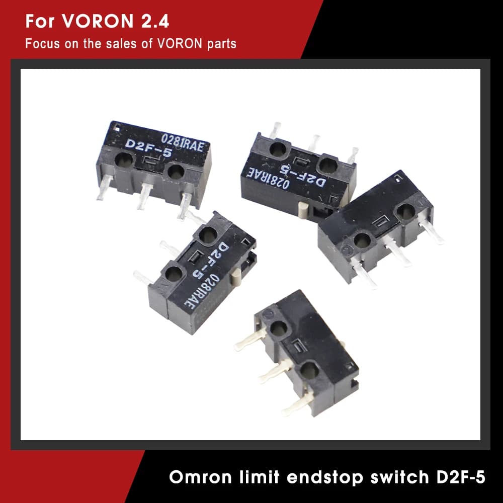 1 pcs 3D Printer Parts Klicky Round for Voron 2.4 Trident Voron1.8 V2.4 Automatic Leveling Omron Limit Limit Switch D2F-5