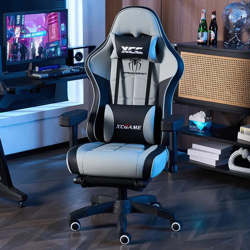 Sedia da Gaming Ergonomica Reclinabile, Comoda per Lunghe Sessioni, Sedia da Ufficio per Dormitorio e Studenti Universitari, Progettata per Uso Prolungato